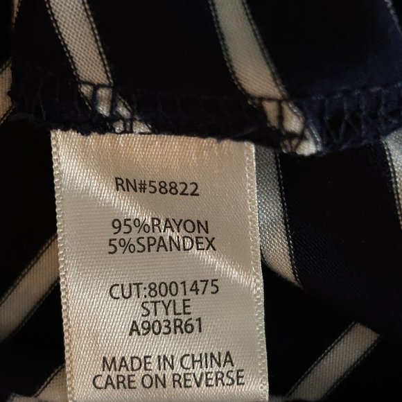 Women's Tank Dress with Belt Stripes - Max Studio NWT - XS - Picture 3 of 3